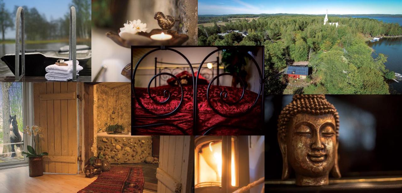 Romantic Spa Villa With Fireplace By The Lake Stjarnsund المظهر الخارجي الصورة